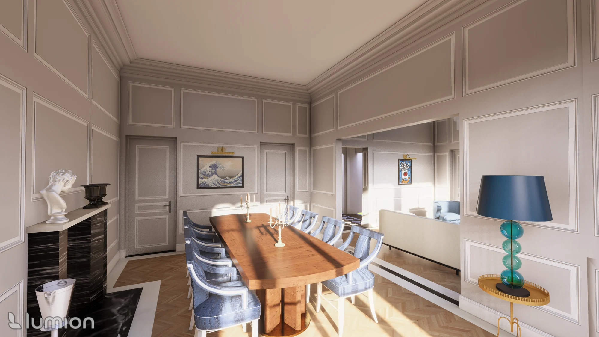 Appartement haussmannien — Salle à manger