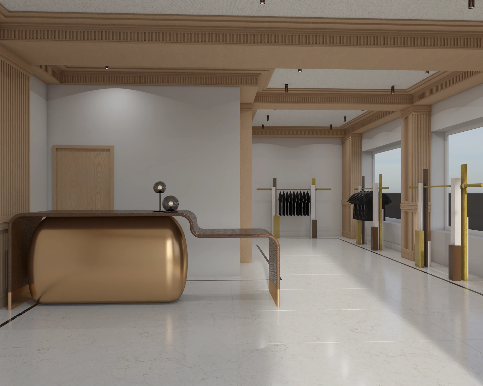 Vue extérieure du projet Be gym