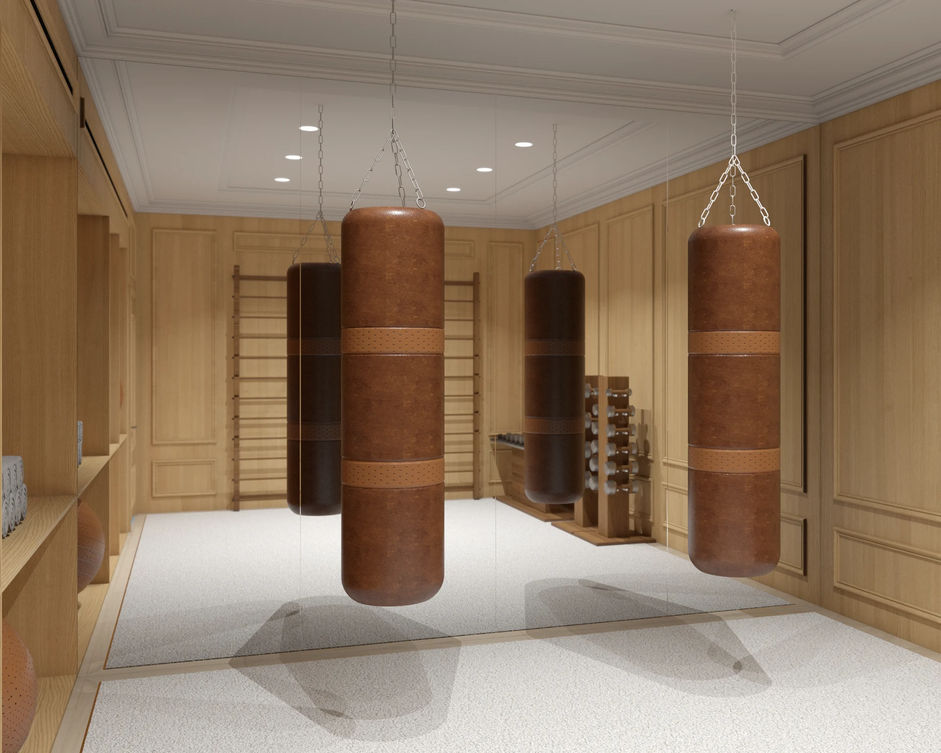 Be gym — Salle de boxe