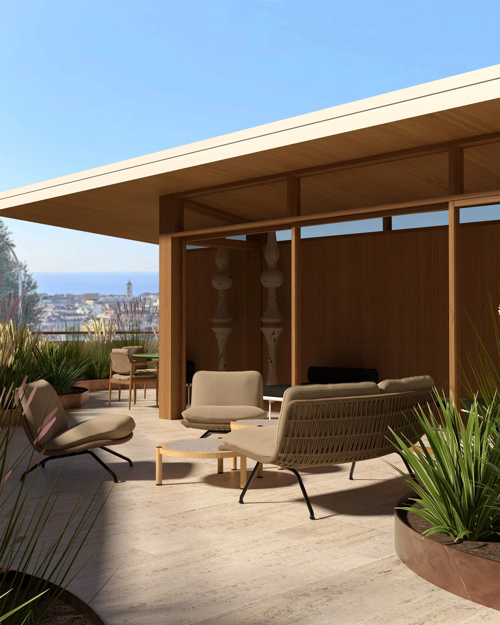 Vue extérieure du projet Triplex
