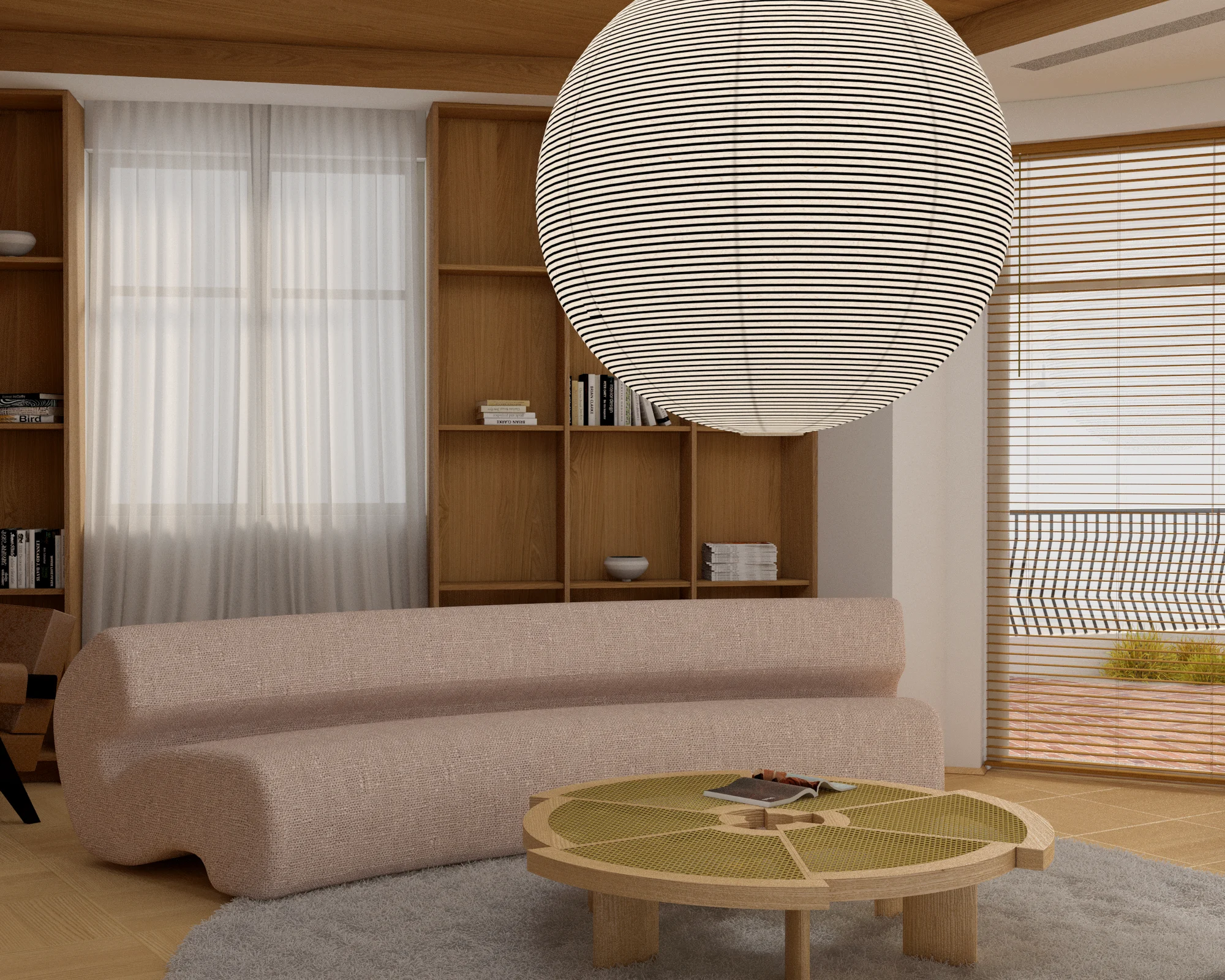 Triplex — Salon aux lignes organiques